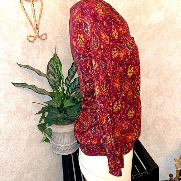 🍂LUCKY🍀BRAND 3/4 Sleeved TOP! Great for FALL!🍁Women’s SMALL - Picture 3 of 11